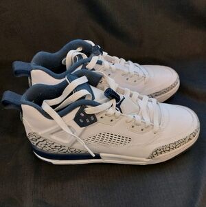 Nike Jordan Spizike Low Obsidian Blue White Shoes Sneakers FQ3950-104 YOUTH 7